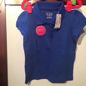 NWT Royal blue polo by TCP size 3T